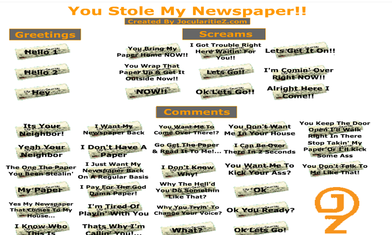 Amazon Com Newspaper Soundboard Apps Games