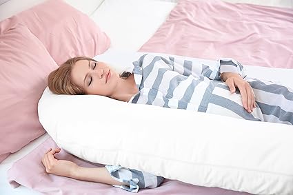 Big U Shaped Maternity Pregnancy Full Body Support Sleeping Pillow