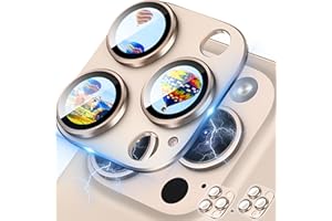 AIDOWU 2 Pack Camera Lens Protector for iPhone 16 Pro/16 Pro Max Aluminum Alloy Camera Cover,Stick Firmly,Case Friendly,AR Anti Reflective,Lossless Pixels for iPhone 16 Pro Max Tempered Glass Lens Protector