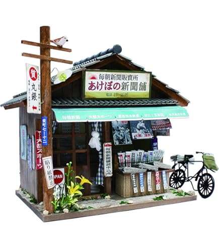 ビリー 手作りドールハウスキット 懐かしの市場キット お茶屋 8664 g6bh9ry Amazon.com: Market kit teahouse 8664 Good old Billy handmade