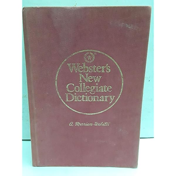 Websters Seventh New Collegiate Dictionary: Merriam, Websters
