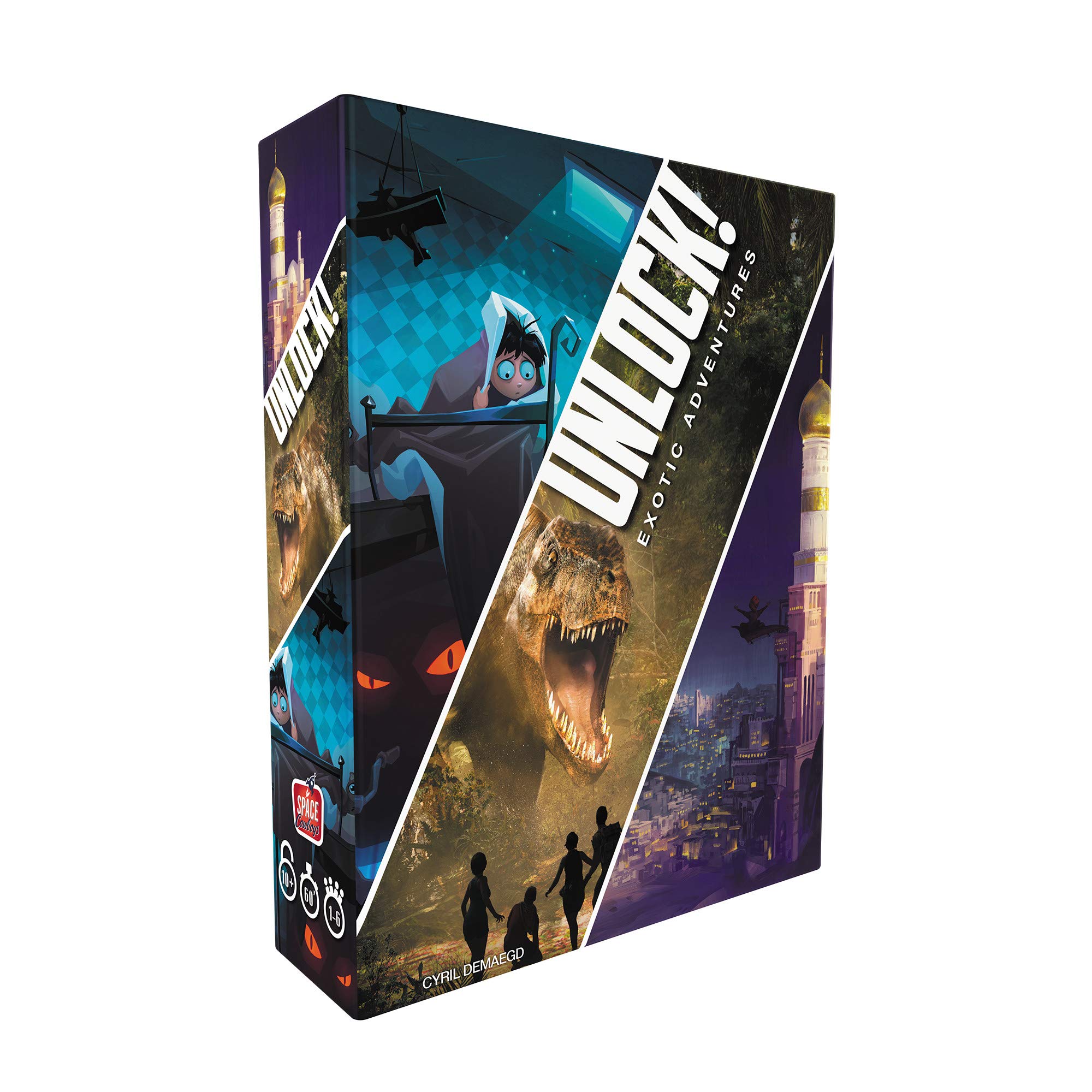 Asmodee | Unlock! Exotic Adventures | Escape Room Card Game | Ages 10+ | 1-6 Players | 60 Minutes Playing Time — image 1