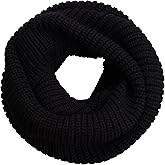 NEOSAN Womens Thick Ribbed Knit Winter Infinity Circle Loop Scarf