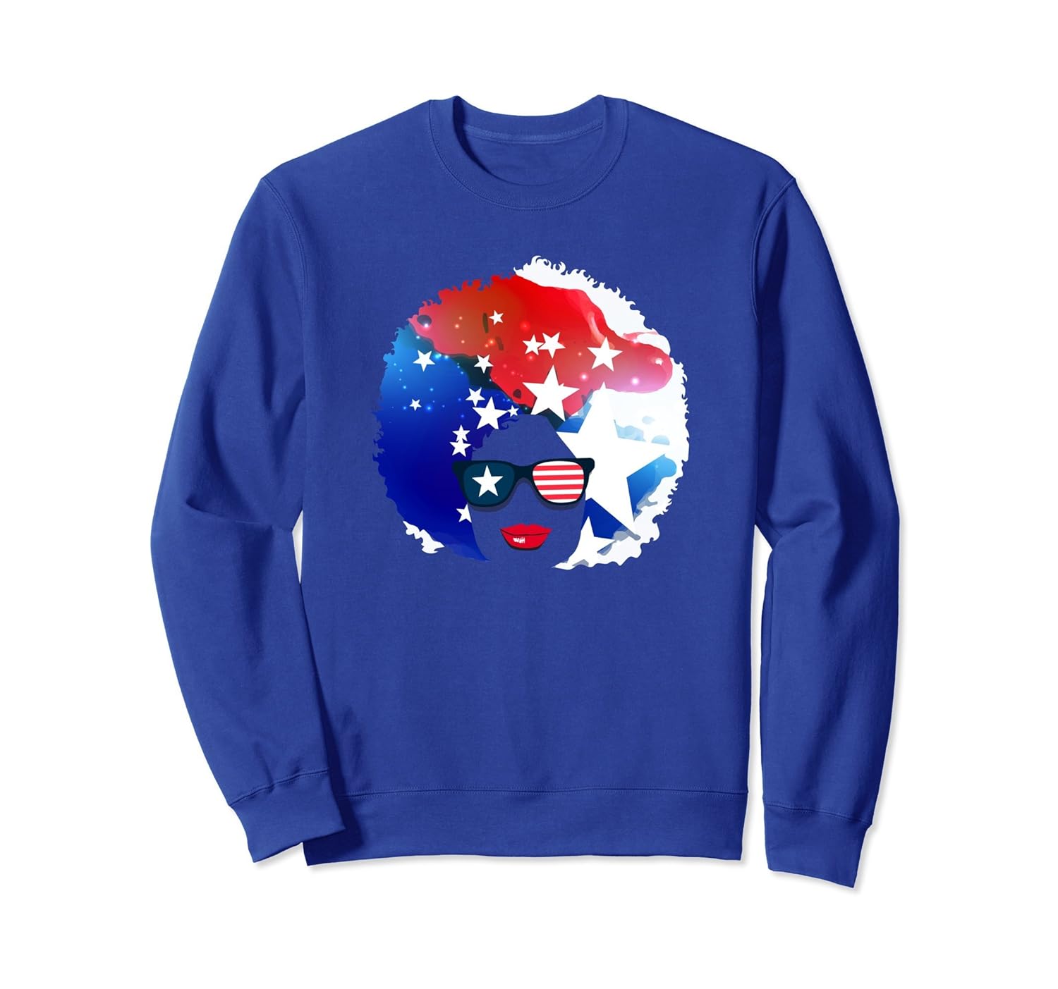 Natural Girl Sweatshirt - American 4th of July Sweatshirt-anz