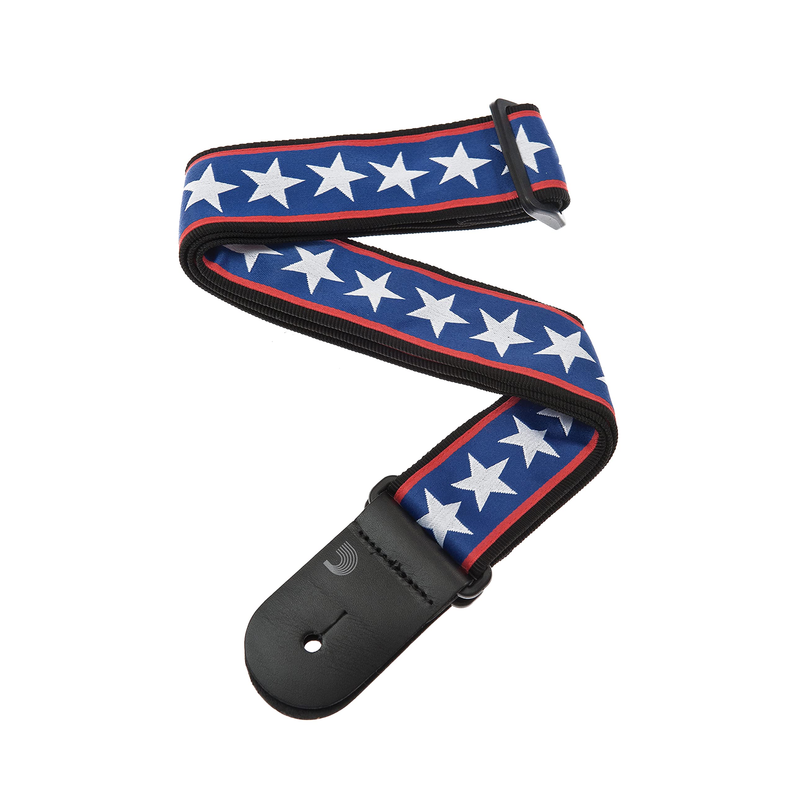 D'Addario Accessories Guitar Strap - Guitar Accessories, Woven - Stars & Stripes
