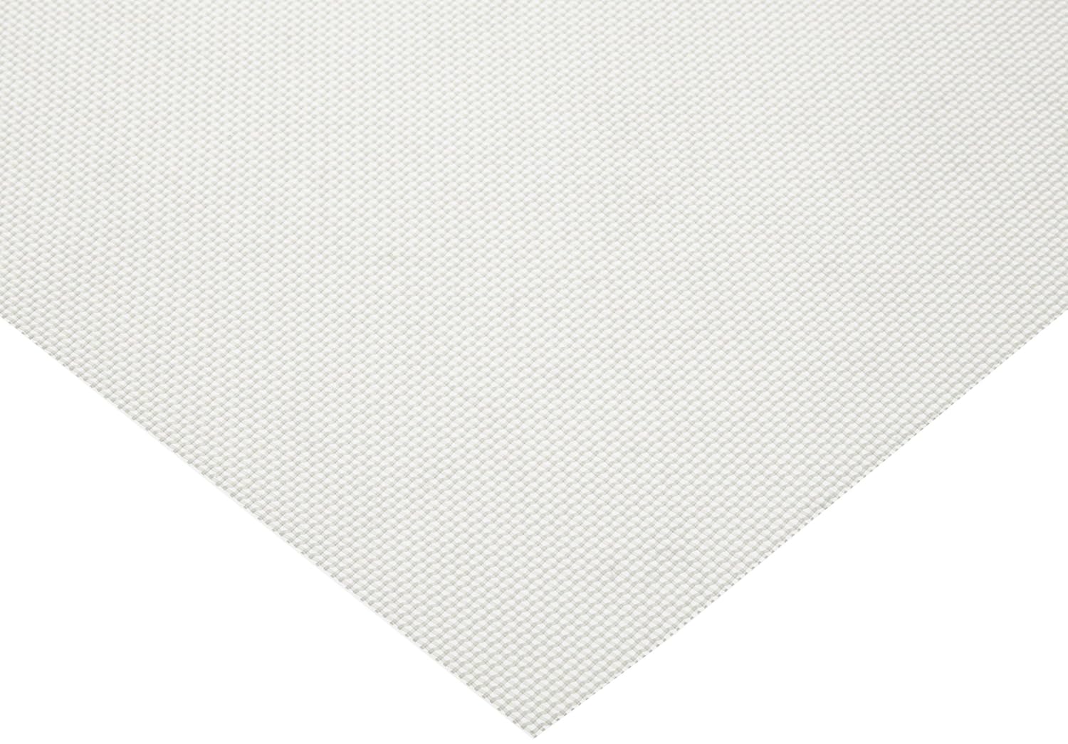 Polypropylene (PP) Mesh Sheet, Opaque White, 12" Width, 12" Length, 590 microns Mesh Size, 39% Open Area