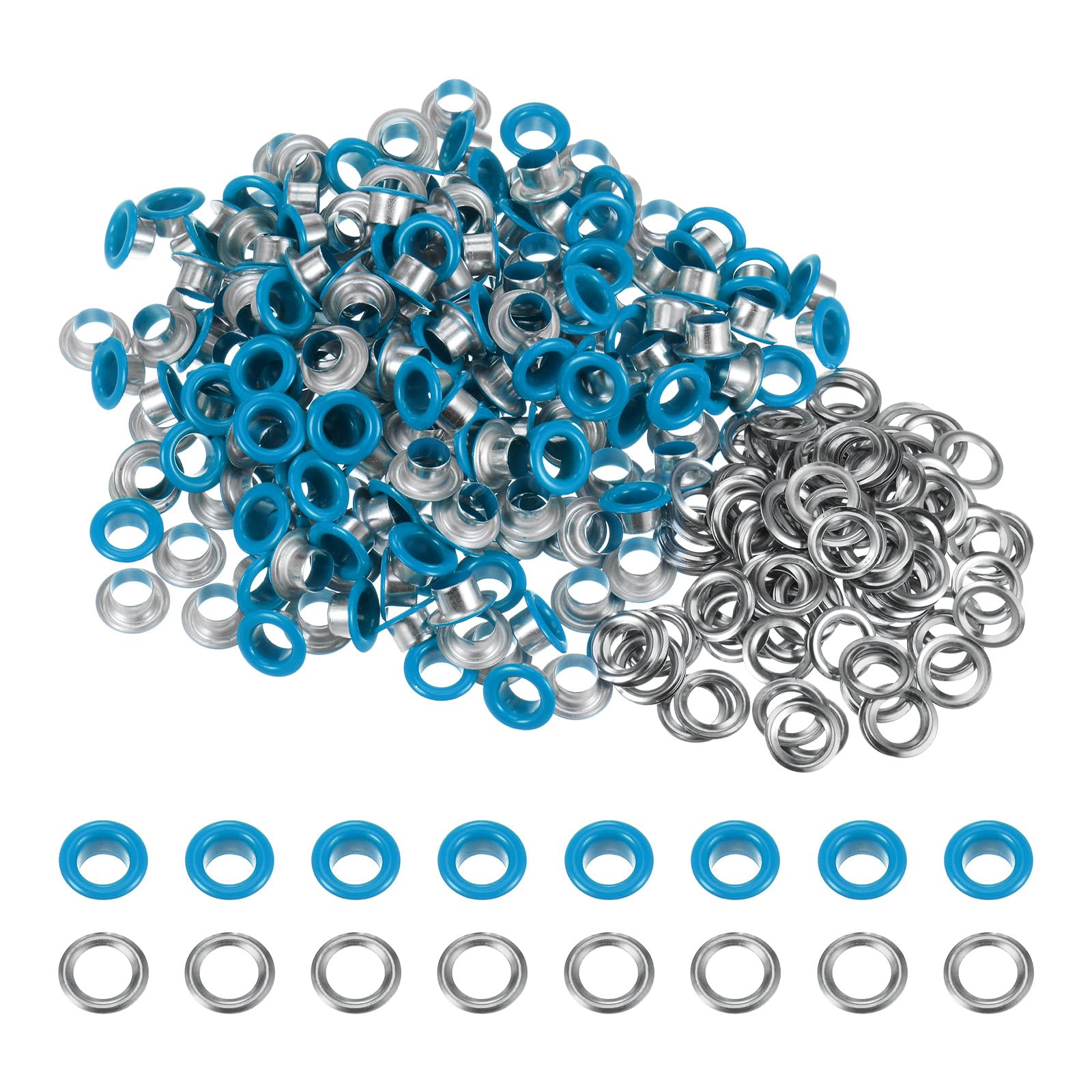 HARFINGTON 200 Set Color Round Grommets 6mm