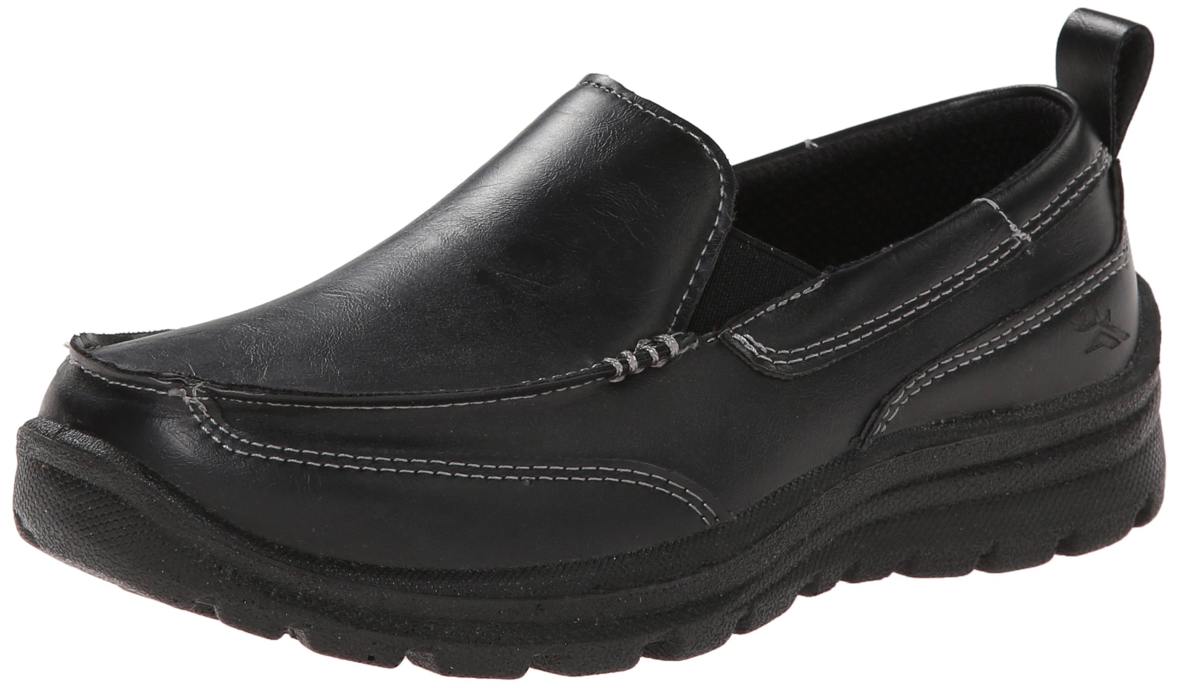 Deer Stags Zesty Dress Casual Slip-On / Black / 3.5 Big Kid