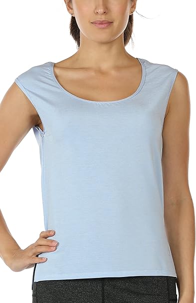 Amazon.com: icyzone - Camiseta de yoga para mujer: Clothing