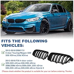 BILLDIO F30 Black Kidney Grille - Double