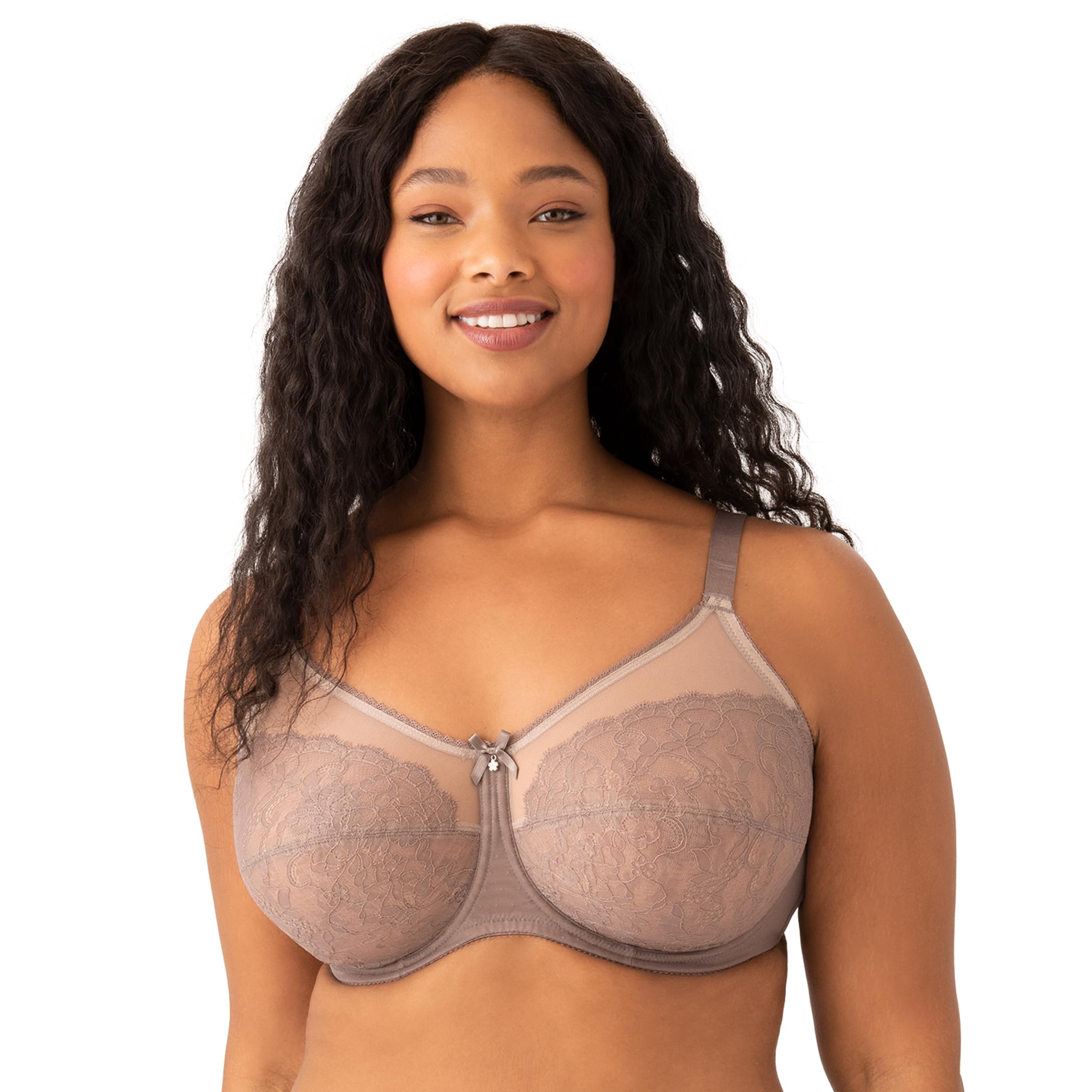 Wacoal womens Retro Chic Full Figure Underwire bras, Cappuccino, 36C US