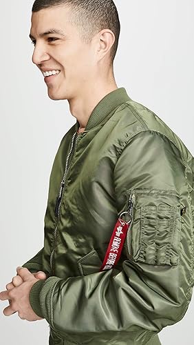 Alpha Industries MA-1 Slim Fit Bomber Flight Jacket Fighter