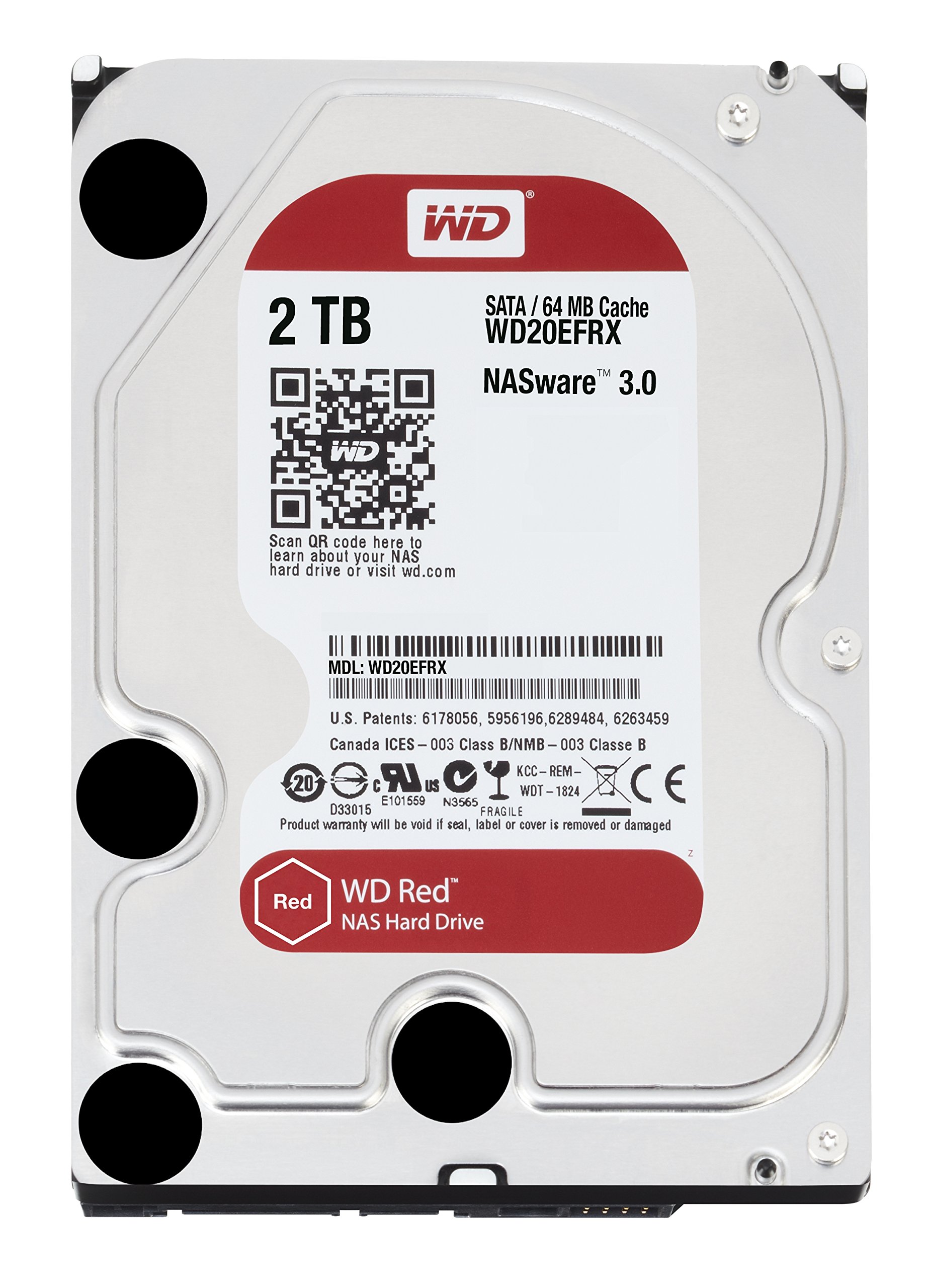 Western Digital HDD Red Plus 2TB 3.5 SATA 6GB/s 64MB