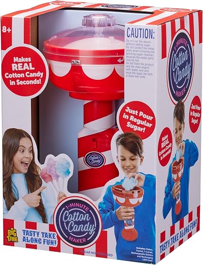 Character Options Cotton Candy Maker Portable Handheld Rechargeable Battery