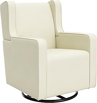 graco remi upholstered swivel glider