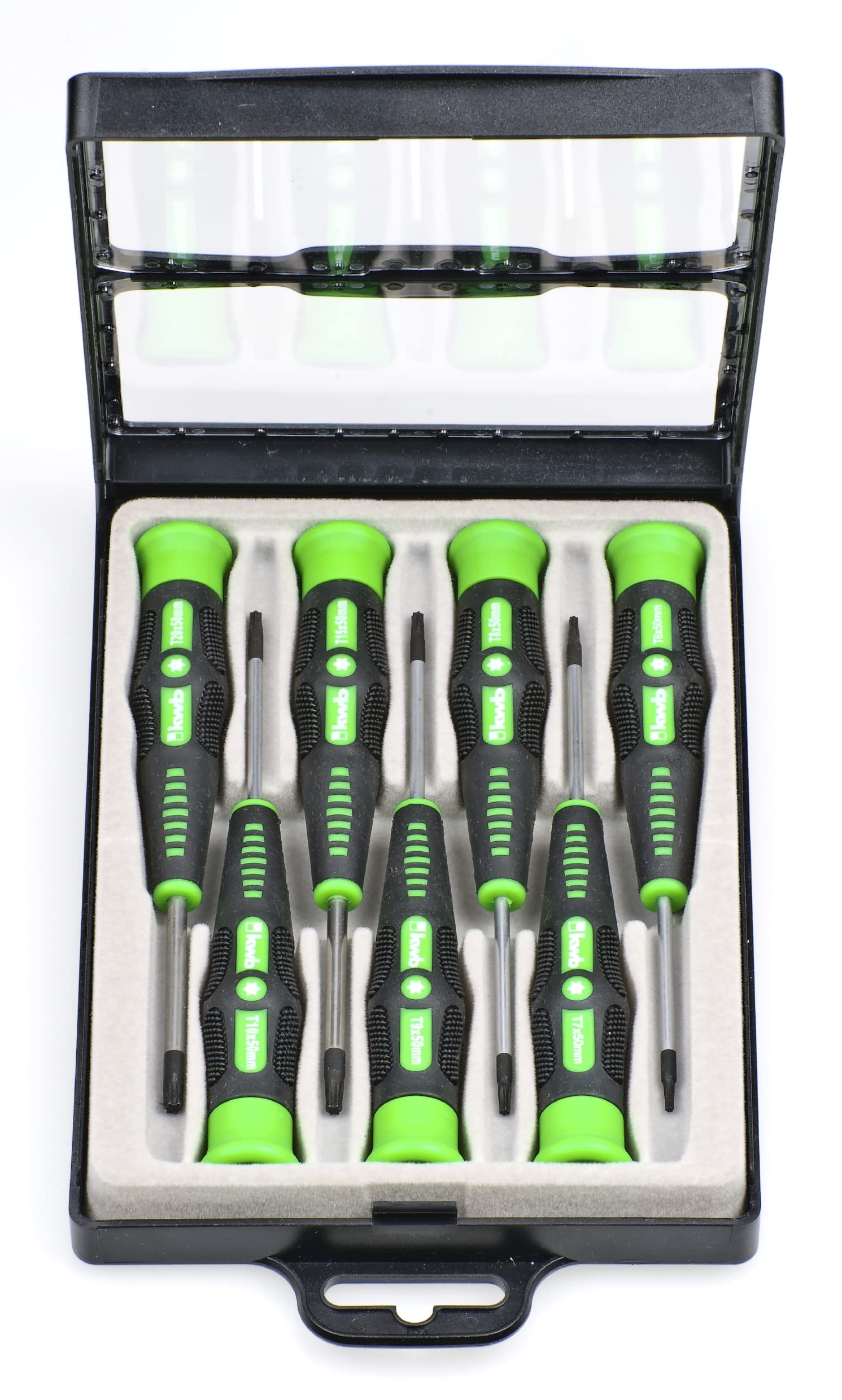 kwb Precision Torx Screwdriver Set for Fine Mechanics, Compact Tools in Storage Case