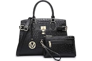 MKP COLLECTION MKP Women Fashion Satchel Handbags and Purses Ladies Top Handle Tote Work Shoulder Bags with Matching Wristlet Wallet