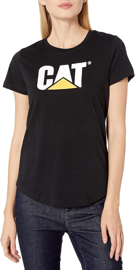 CAT Women's Workwear Women's Logo S/S Tee Clothing