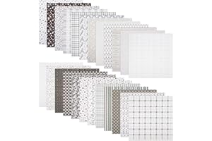 24 Sheets/24 Designs Watercolor Scrapbook Paper, 12x12 in Double Sided Patterned Cardstock Spring Decorative Papers, Floral S