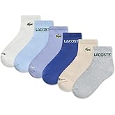 Lacoste boys 6-pack Knit Everyday Socks