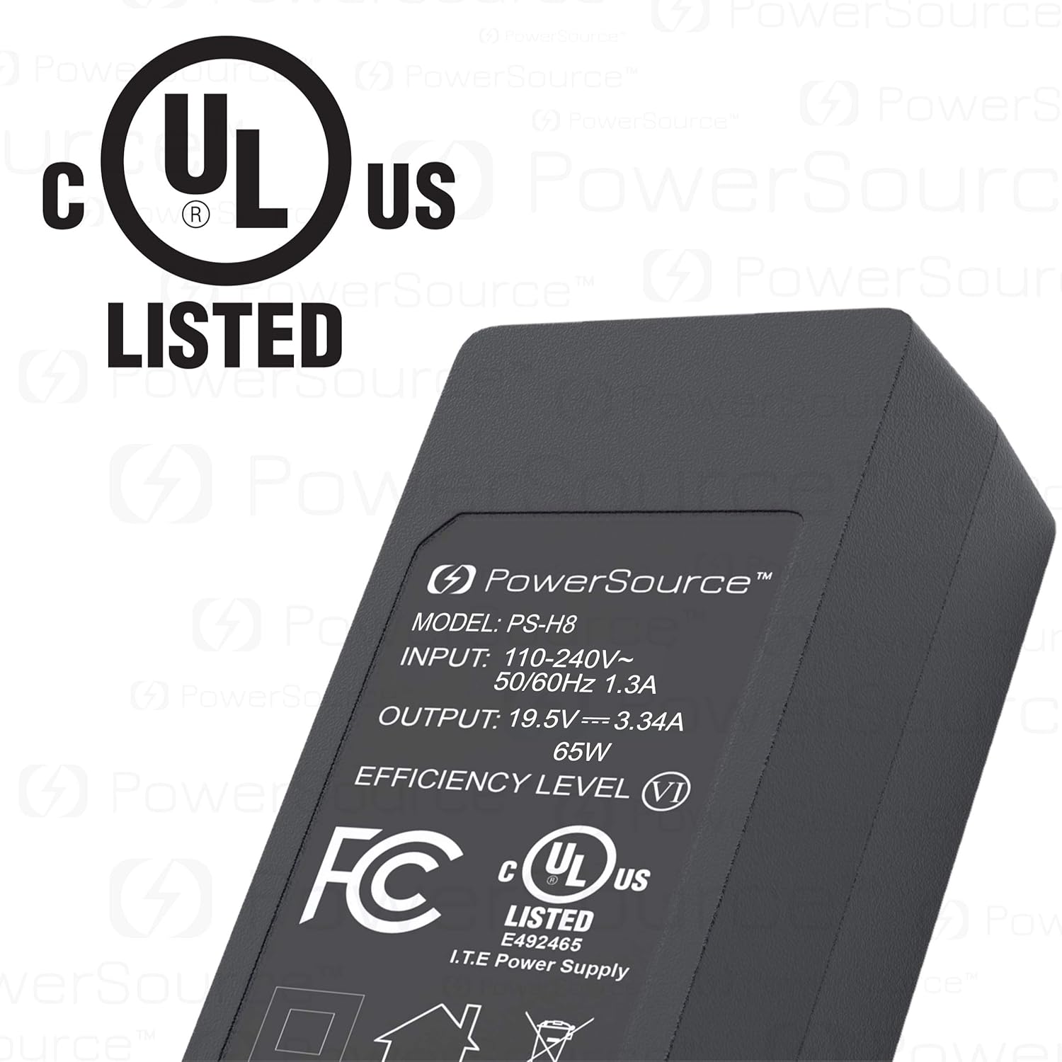 PowerSource 19.5V 65W 45W UL Listed 14Ft Long HP Smart Blue Tip AC Adapter for Many Models Including: X360 Pavilion, Envy, Elitebook 840, ProBook, Stream, and More Laptop Power-Supply Charger Cord