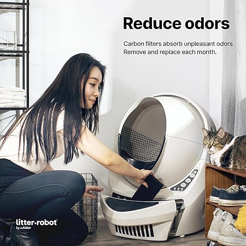 Litter-Robot Carbon Filters by Whisker, 12-Pack Litter Box