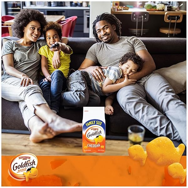 GOLDFISH CHEDDAR CHEESE CRACKERS, 10 OZ BAG