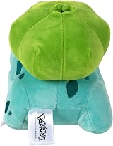 Jazwares Pokémon Bulbasaur Plush 8-Inch Soft Plush with Authentic Details view 5