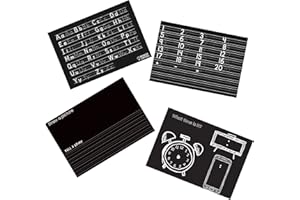 IMAGINATION STARTERS Chalkboard Coloring Placemats Set of 4- Smart Start- letters, numbers, time and write a story