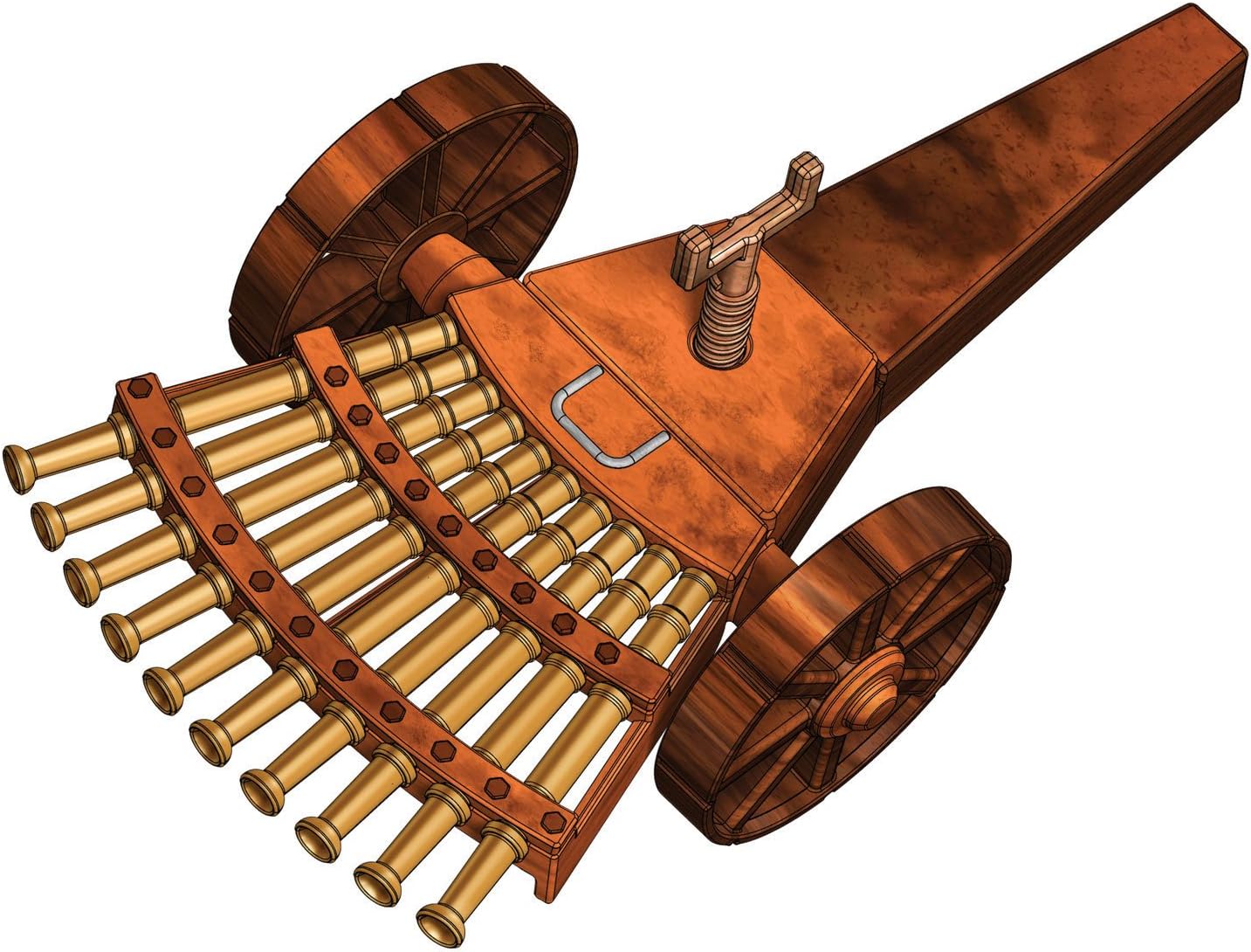 Leonardo da Vinci Series MultiBarrel de Cannon Machine Gun Amazon.co