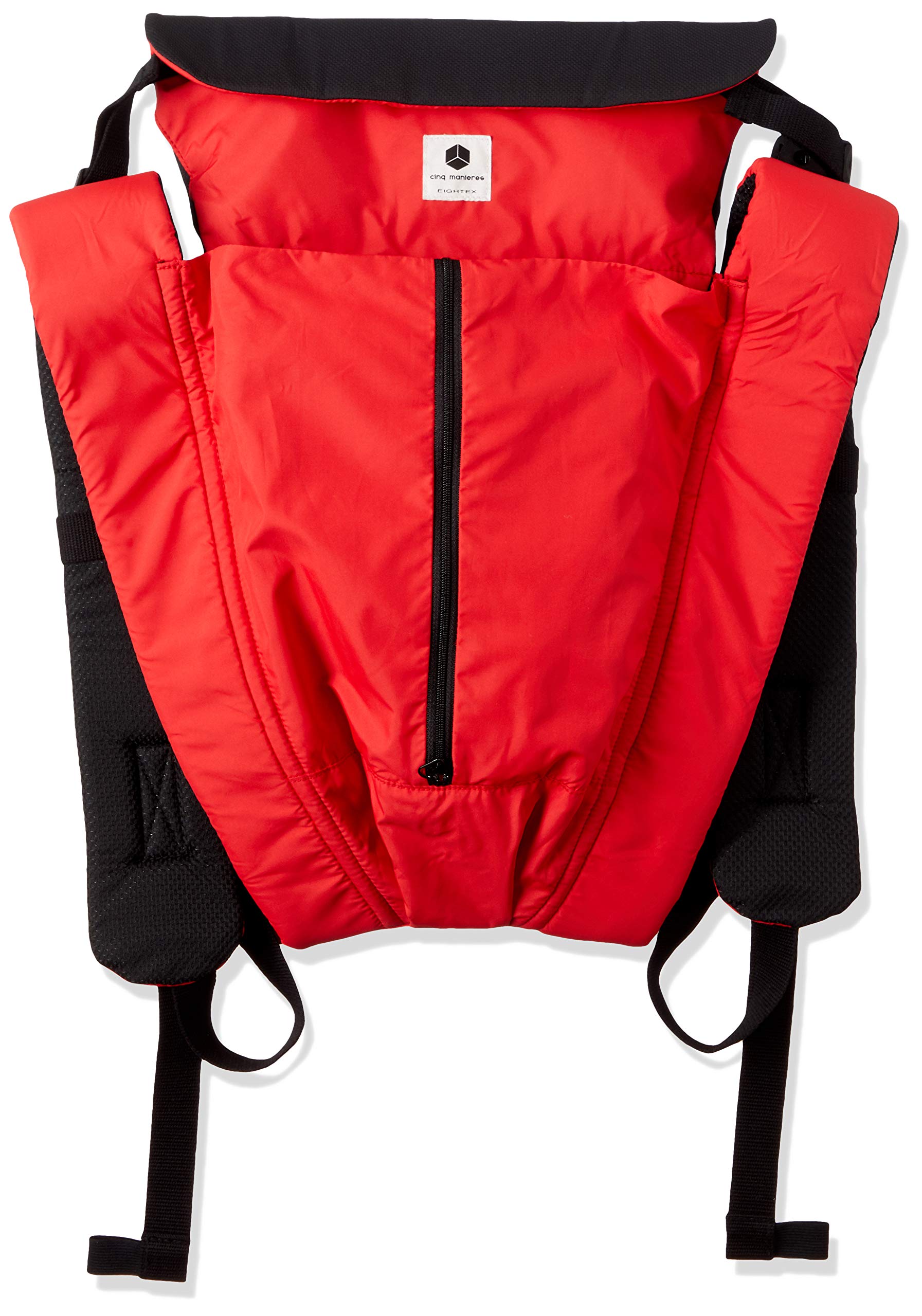 日本エイテックス サンクマニエルキューブ 新生児から使える 5WAY抱っこひも コンパクトに収納できる ポケッタブル レッド 0か月~ 01-125商品画像