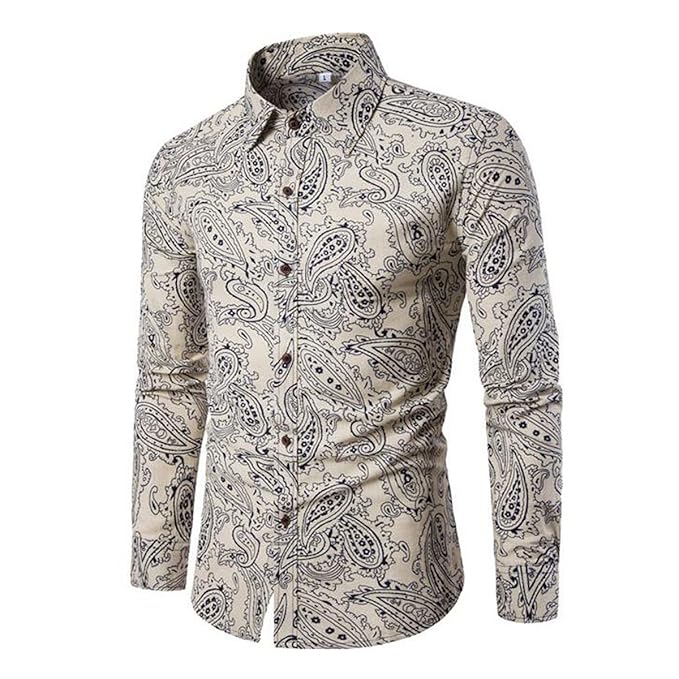 camisas de vestir estampadas hombres