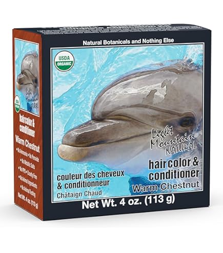 Amazon.com : Light Mountain Henna Hair Color & Conditioner - Warm