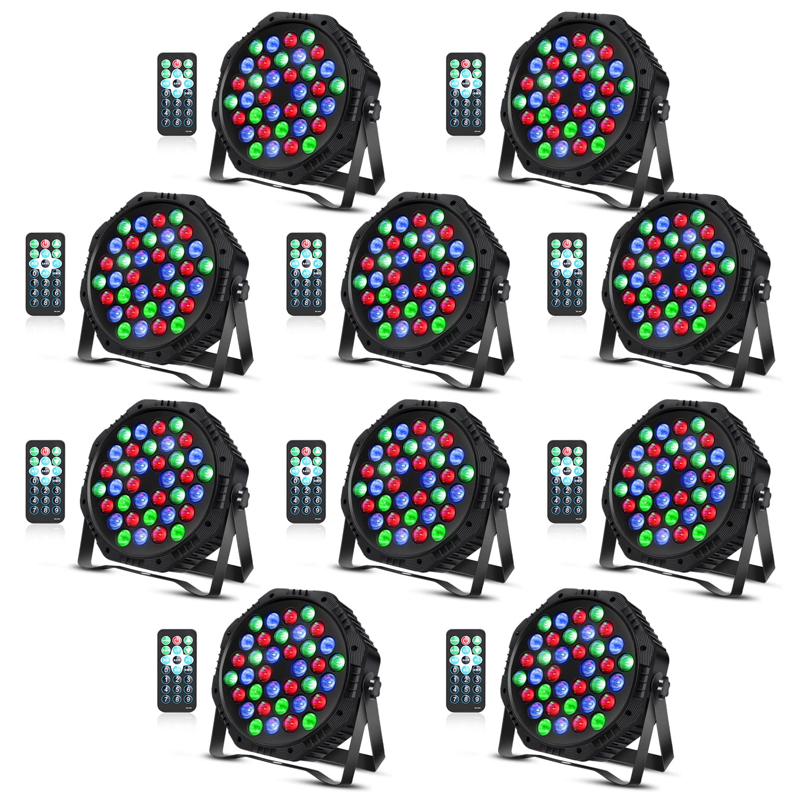 36 LED Par Lights, RGB Par Can Light Stage