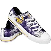 FOCO Minnesota Vikings NFL Womens Low Top Tie Dye Canvas Shoes - 8
