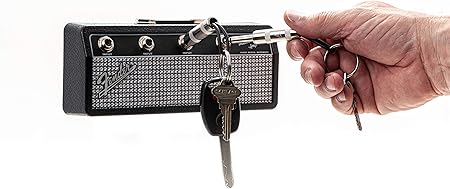 Wall mounting guitar amp key holder