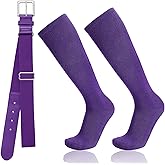 Baseball Socks and Belt Combo for Youth Adult - Softball Socks and Belt for Boys and Girls