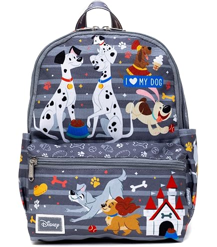 101 dalmatians - striped mini backpack Amazon.com: Loungefly Disney Flower Field BLUE NONE: Clothing, Shoes & Jewelry New Bags and Backpacks Color:Green Pumpkin Red Glitter Pearl Swirl Show off your Disney rubber mesh