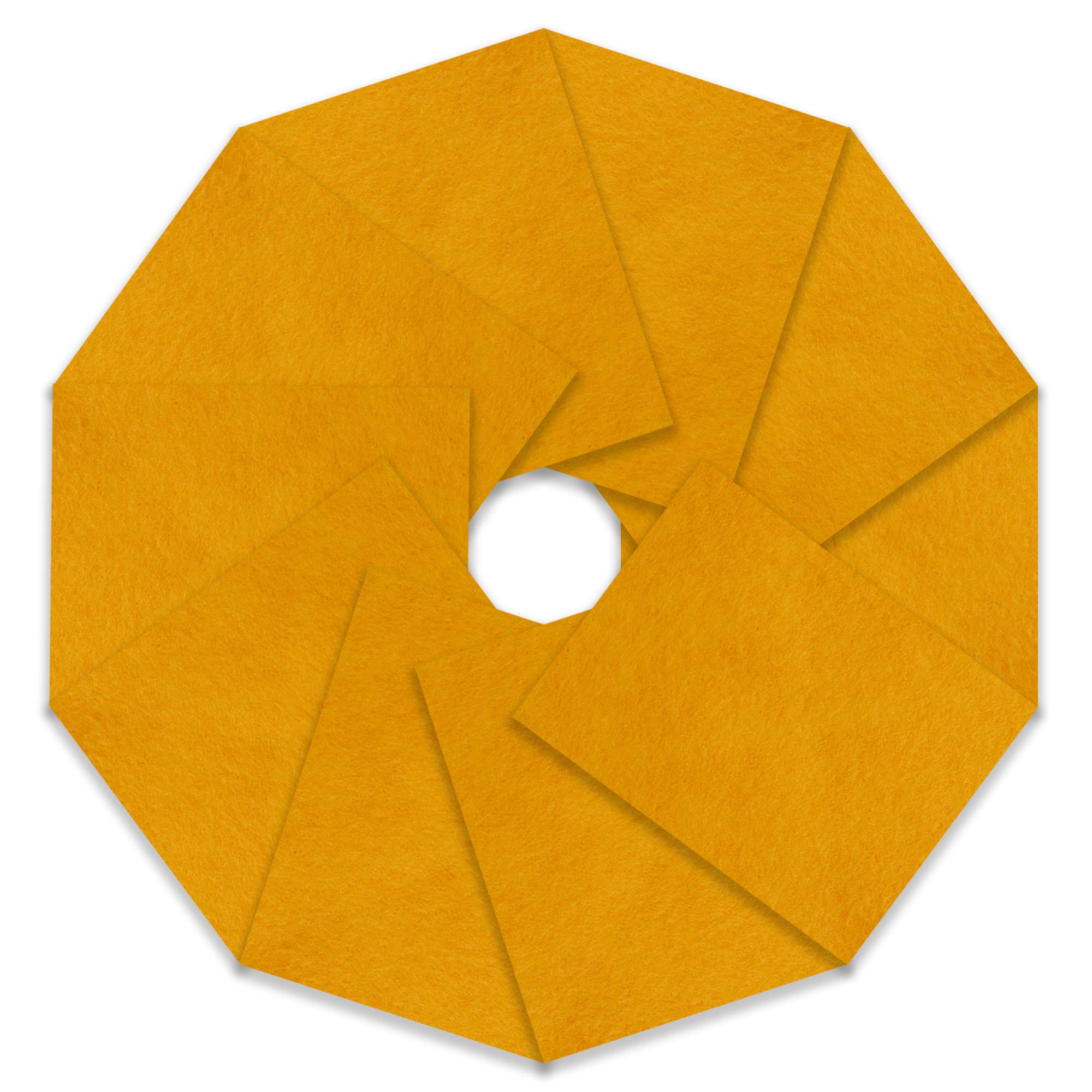 Trimits Craft Felt, 10 Pack, Gold, 23 x 30cm — image 1