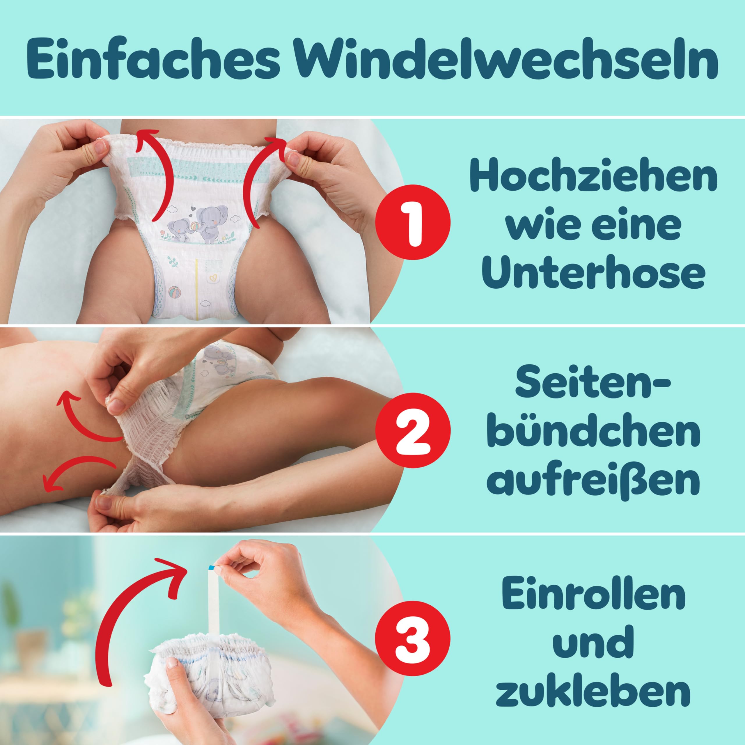 Pampers Premium Protection Pants Gr.6 Extra Large 13-19kg Vorratsbox - 152 Stück 6