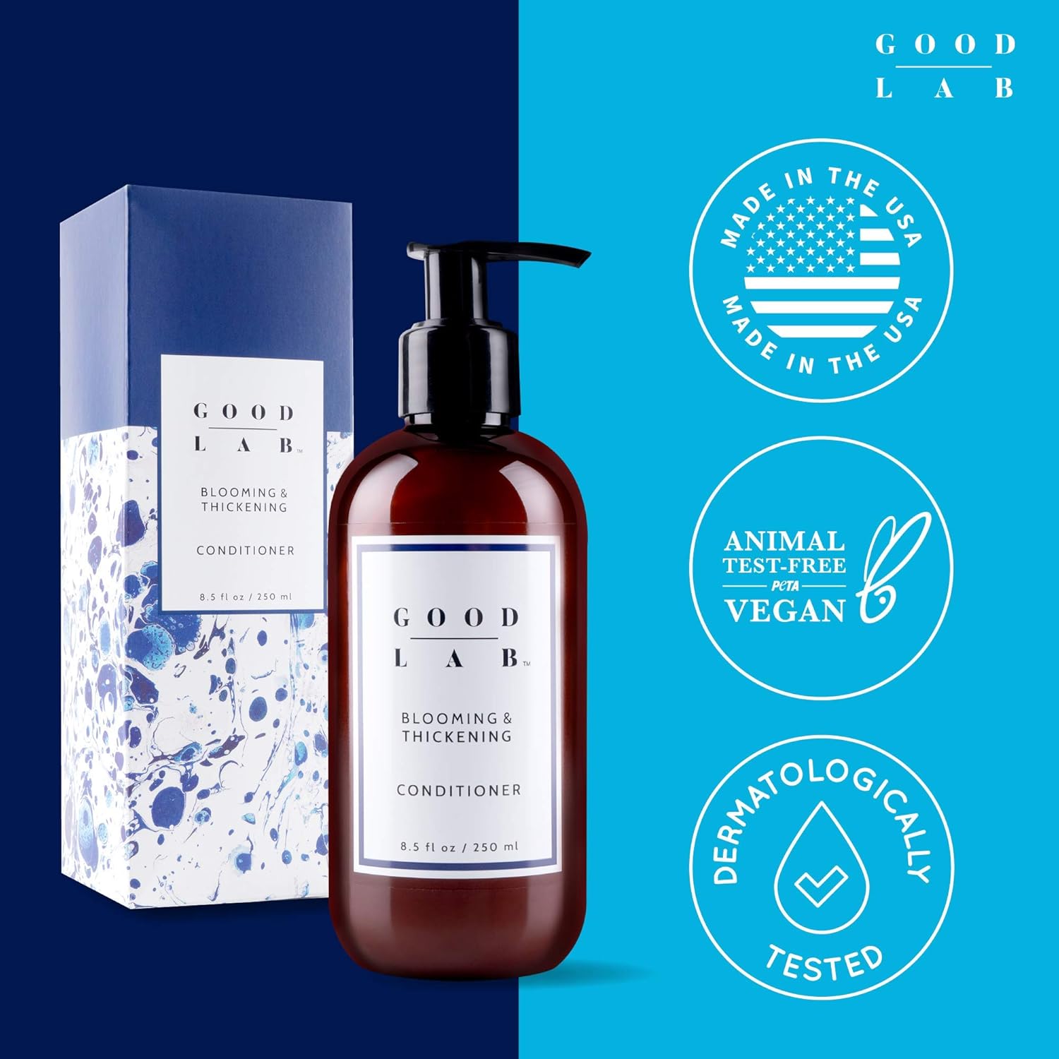 Good Lab Blooming and Thickening Conditioner for Men and Women, DHT-Blocker Conditioner for Hair Growth : Beauty