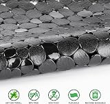 WELTRXE Shower Mat Non Slip Anti Mould Bath Tub Mat 69x36cm Black view 2
