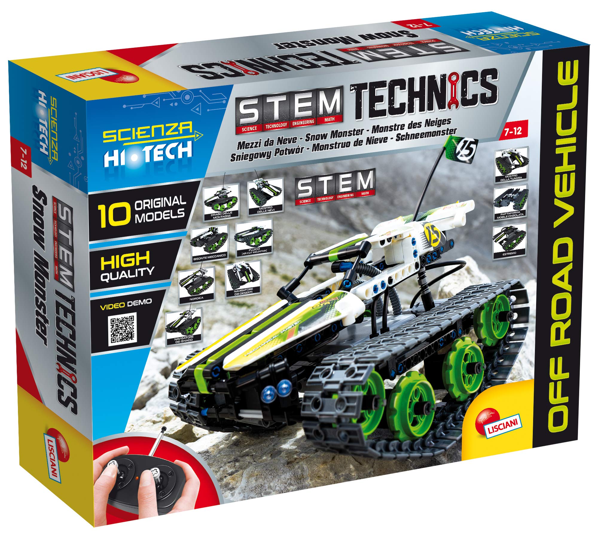 Liscianigiochi Lisciani Constructions STEM TECHNIC EXTREME-73368 73368 Whisk Grey
