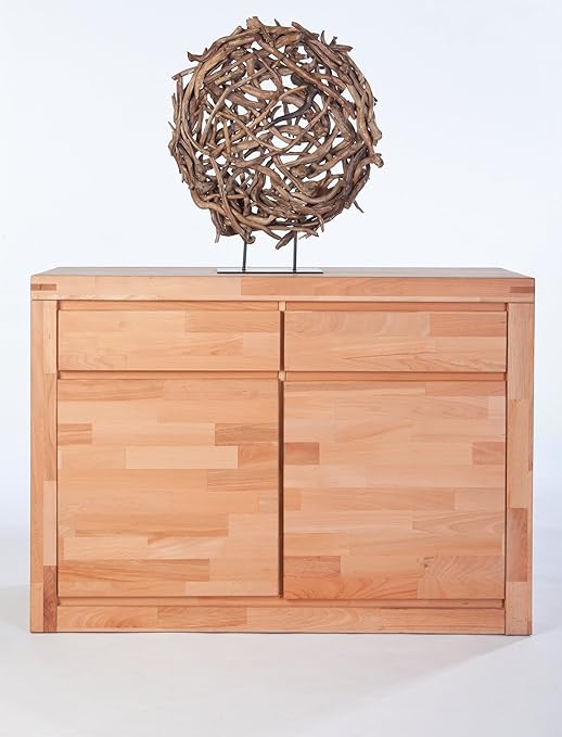 Massivmoebelversand.de Sideboard Kernbuche massiv (lackiert)