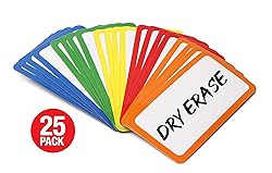 Dry Erase Magnetic Labels - Set of 25-4x2 Inches