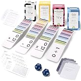 Award-Winning Math Flash Cards &ndash; 681 Addition, Subtraction, Multiplication &amp; Division Facts (0&ndash;12) &ndash; 1 Fact &amp; Visual Aid Per Card (Jumbo Size) 2 Dice, Games, Teaching Methods &amp; Mastery Divider Tabs