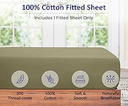 ROYALE LINENS 300 Thread Count 100% Long Staple
