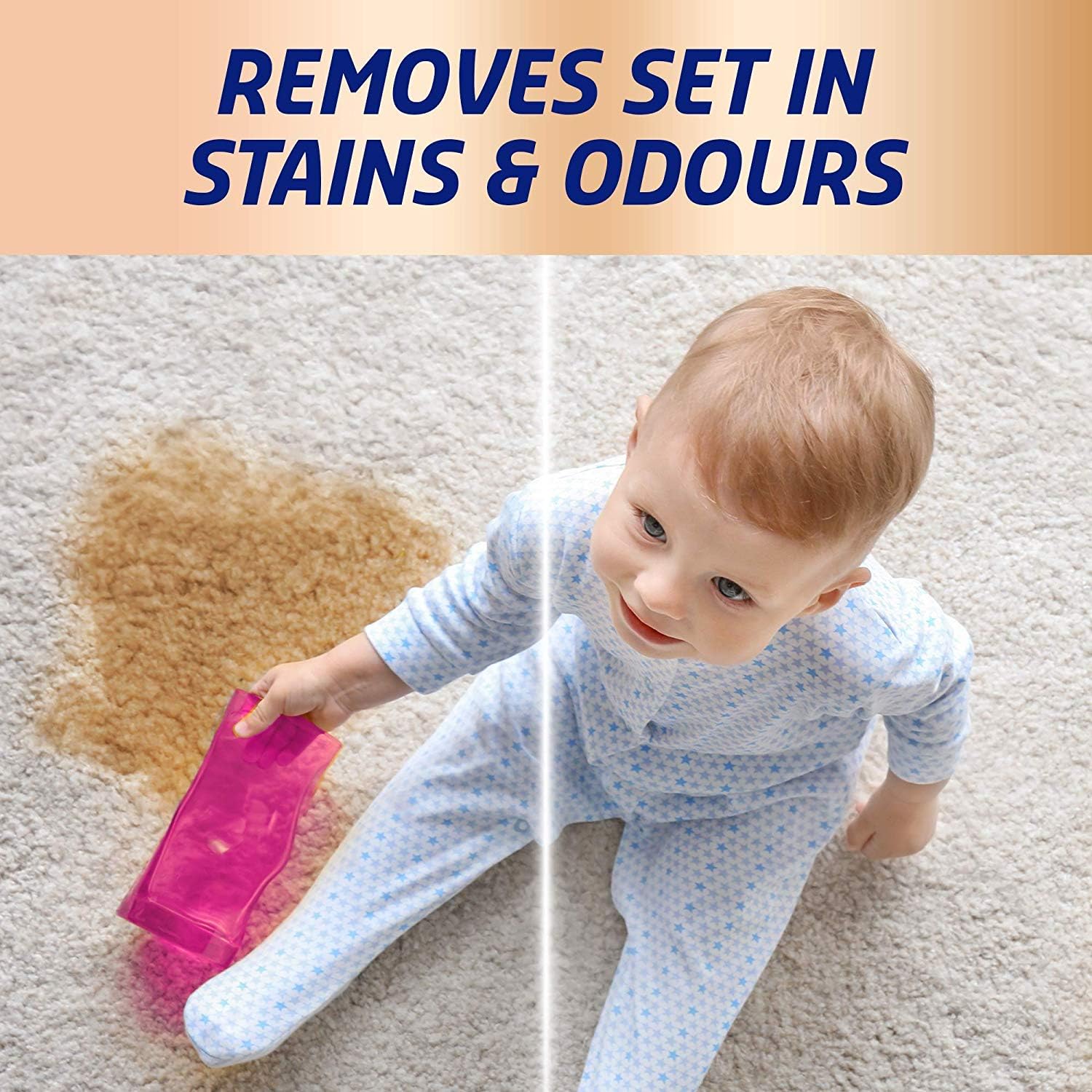 Vanish Professional Oxi Action Carpet & Upholstery Stain Remover Spray, 1L, Removes Stains, Pet Messes, Works in 30 Seconds - Image 4