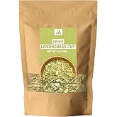 Diyon's dried lemon grass cut 1 oz (28g) with stand up resealable pouch.