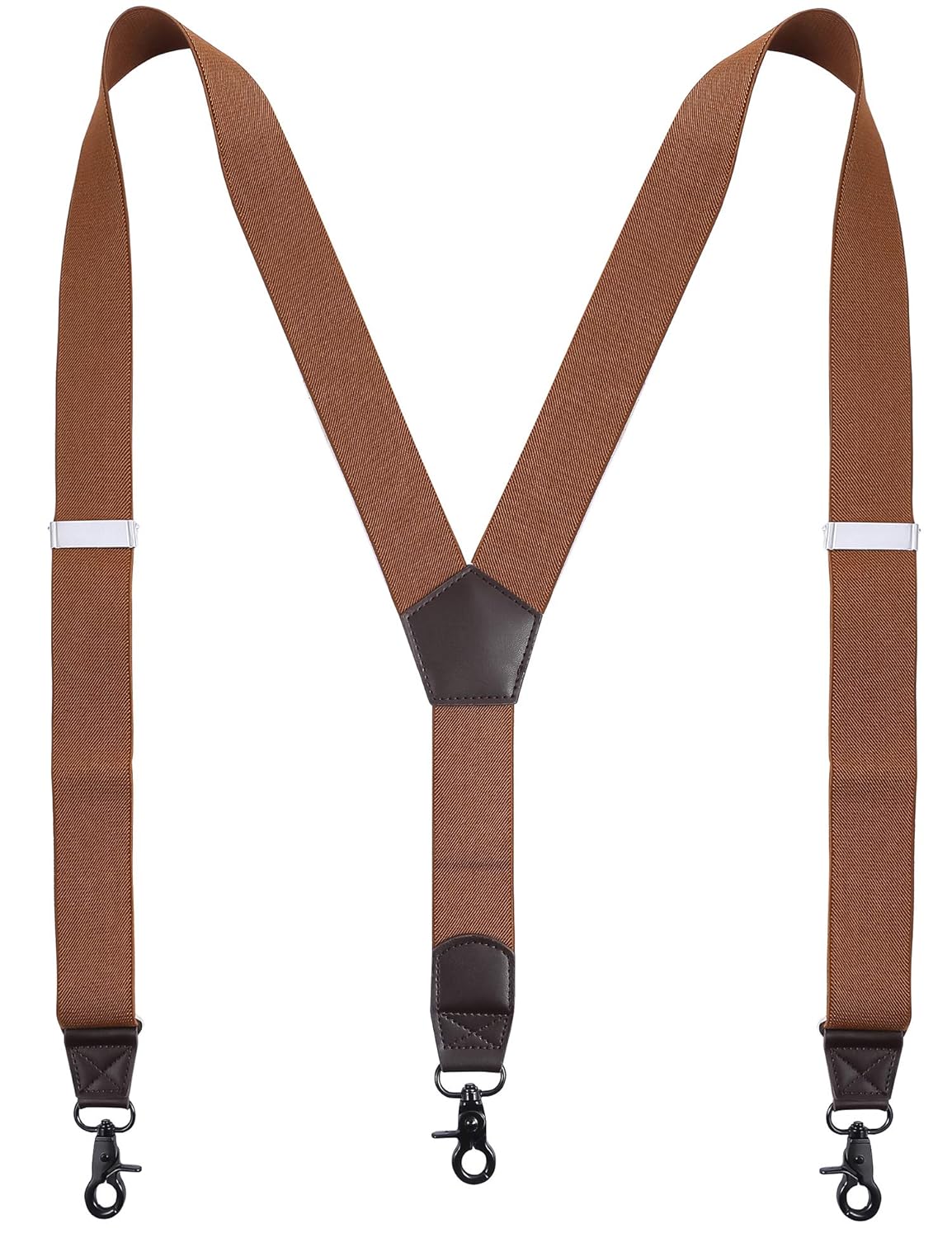 Buy DEOBOX Mens Suspenders with Belt Hooks for Heavy Duty Wedding Party